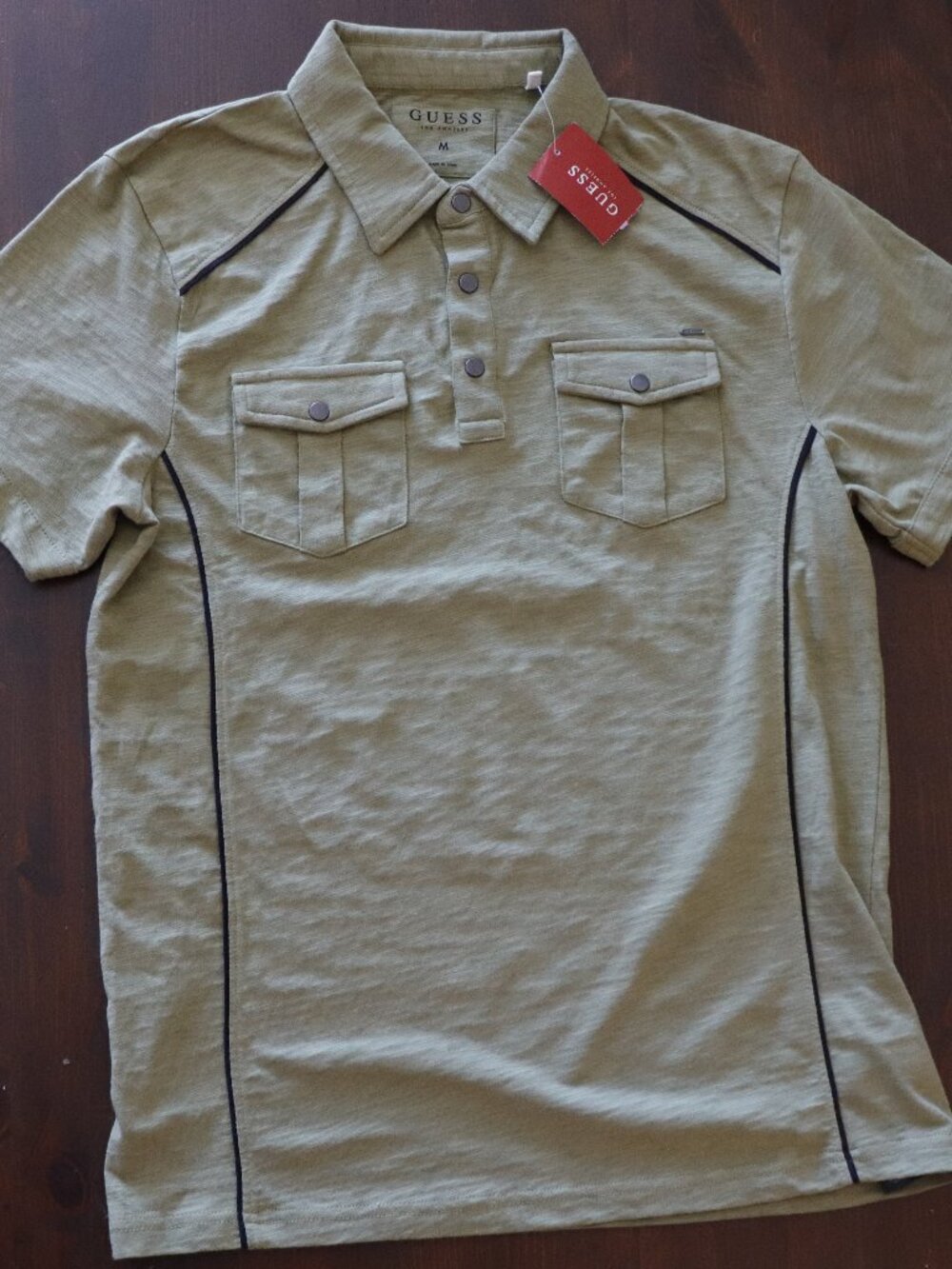 Polo shirt by Guess,  NWT, M